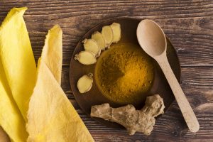 Curcuma y jengibre