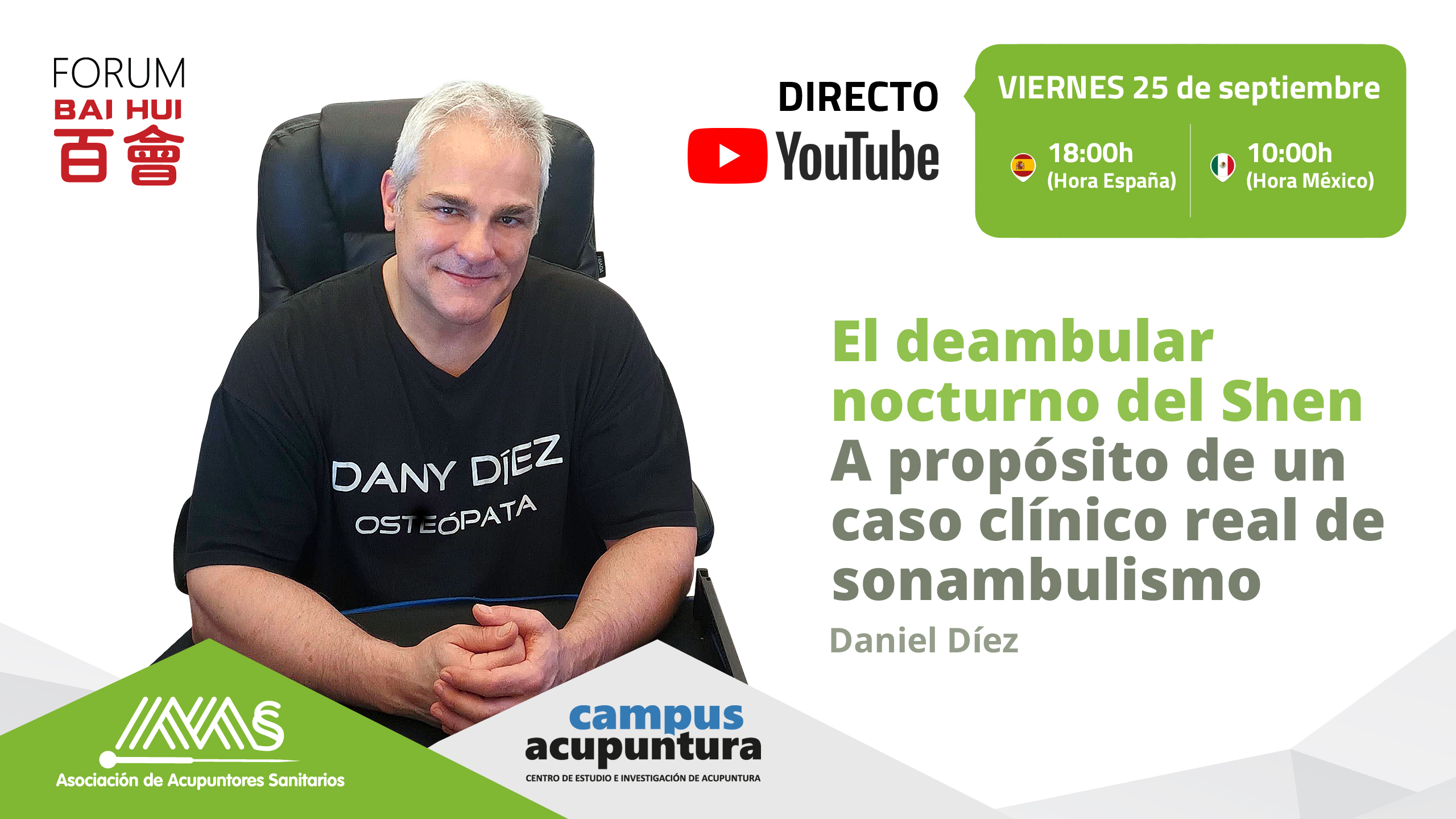 Webinar – El deambular nocturno del Shen. A propósito de un caso clínico real de sonambulismo